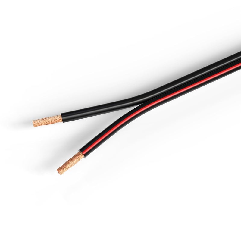 GESS Technologies CableMaestro 250FT 16AWG Speaker Wire (16/2), CL3 Rated, CCA – 2 Conductor Black/Striped Jacket Cable for Home Theater, Car Audio, Low Voltage LED Systems - Image 5